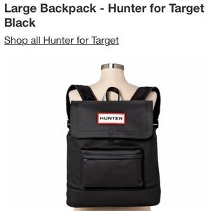Hunter For Target Black Backpack